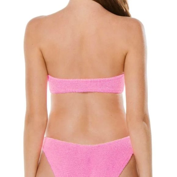 Hunza G Ariel Bikini Set Bubblegum Pink One Size - Picture 7 of 7